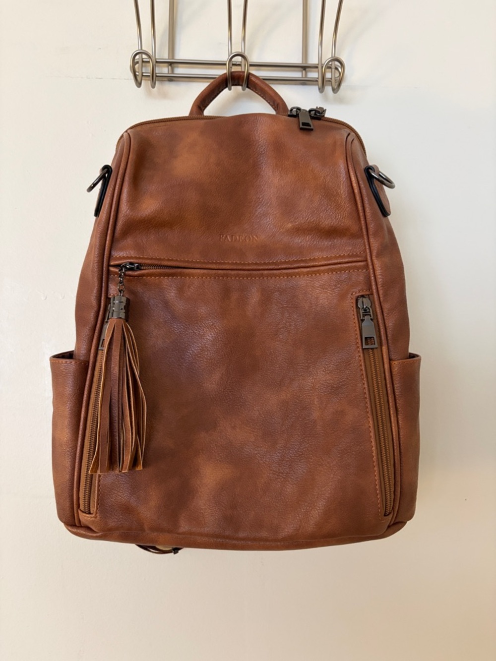 Leather Backpack - Brown